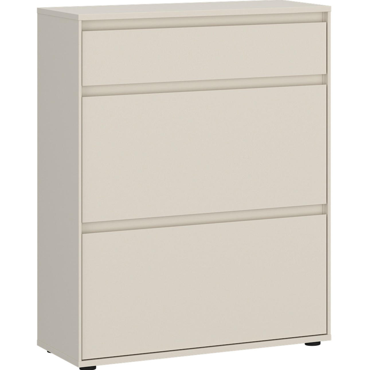 SCHUHSCHRANK  in 75/96,8/35,3 cm  - Kaschmir, Design, Holzwerkstoff (75/96,8/35,3cm) - Livetastic