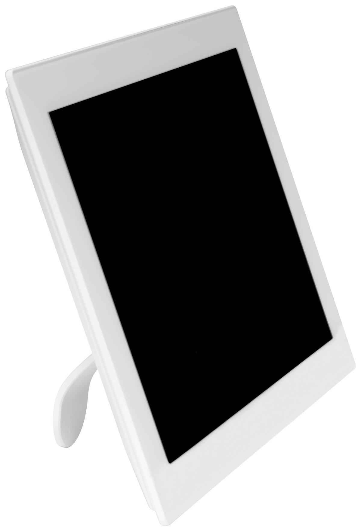 DIGITALER BILDERRAHMEN - Weiß, Design, Kunststoff (25,6/17,5/1,8cm) - DENVER