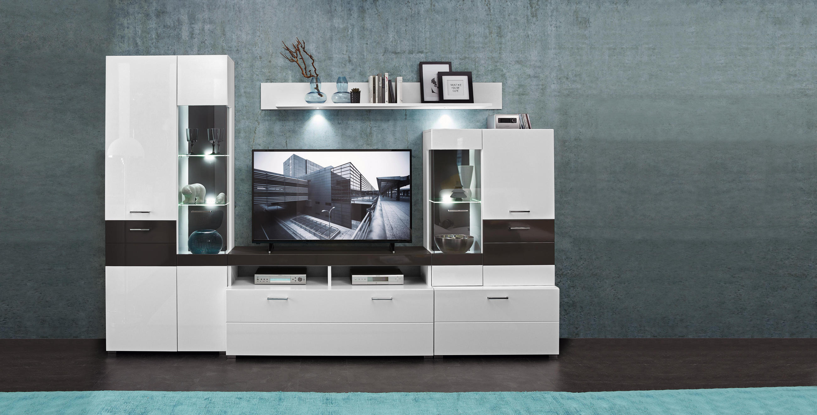 Wohnwand Grau Weiss Online Kaufen Xxxlutz