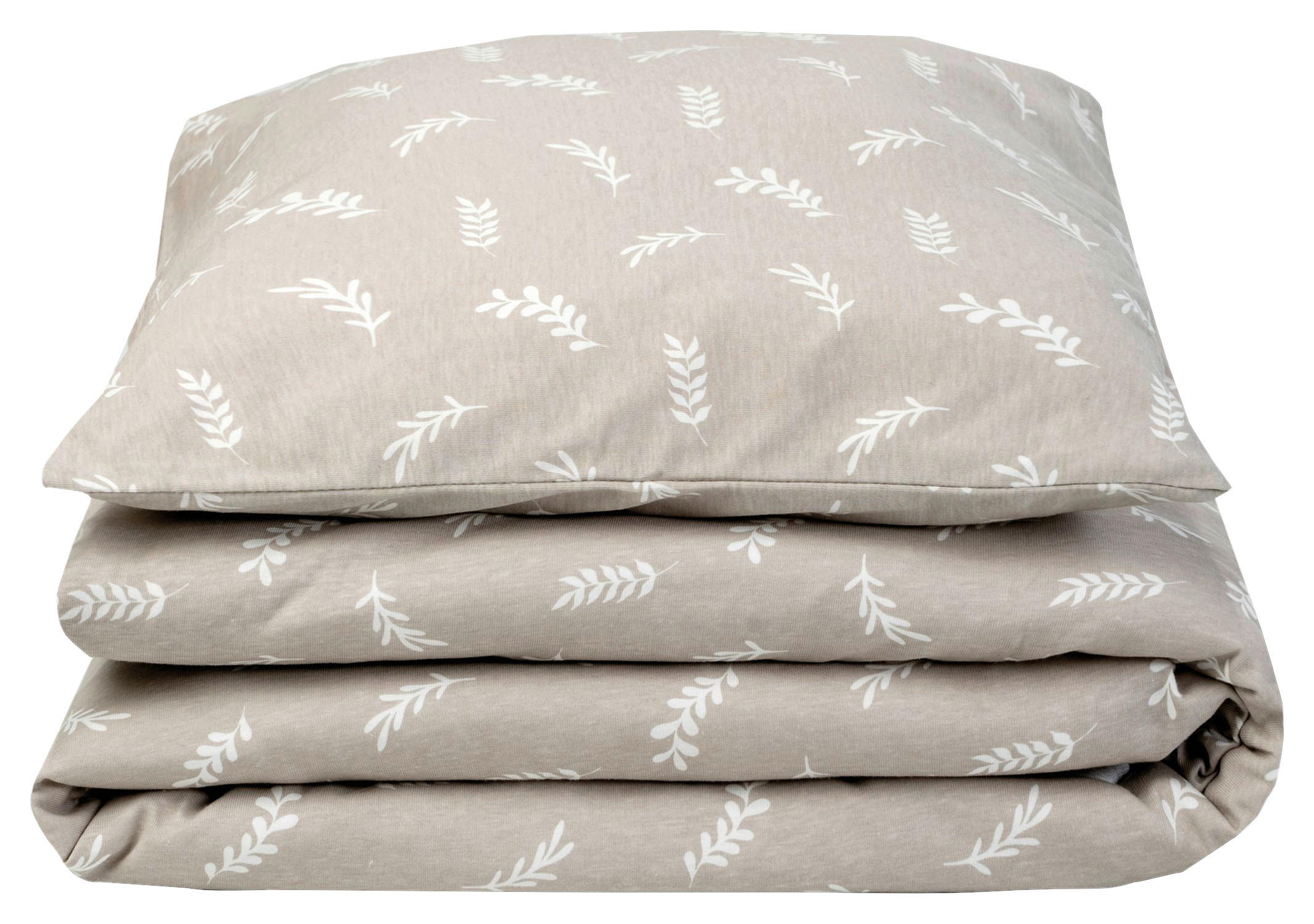 BABYBETTWÄSCHE 100/135 cm  - Taupe, Basics, Textil (100/135cm) - Zöllner