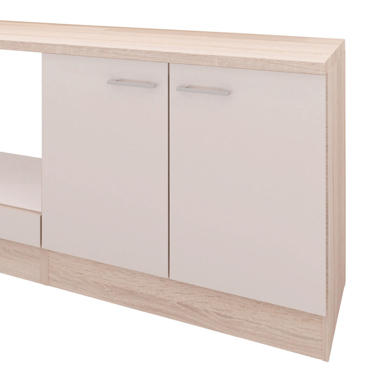 KUCHYNSKÁ LINKA NEPAL 955 - kašmírová/farba duba, Modern, kompozitné drevo (270cm) - MID.YOU