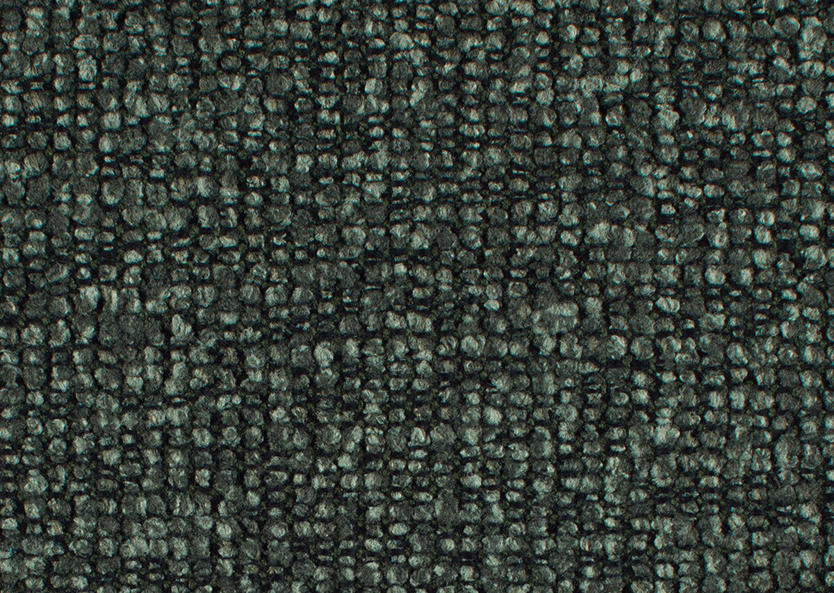 ECKSOFA in Webstoff Dunkelgrün  - Dunkelgrün/Schwarz, Design, Textil/Metall (197/295cm) - Valdera