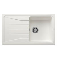 SPÜLE 519674  - Weiß, Basics, Stein (86/22,8/50cm) - Blanco