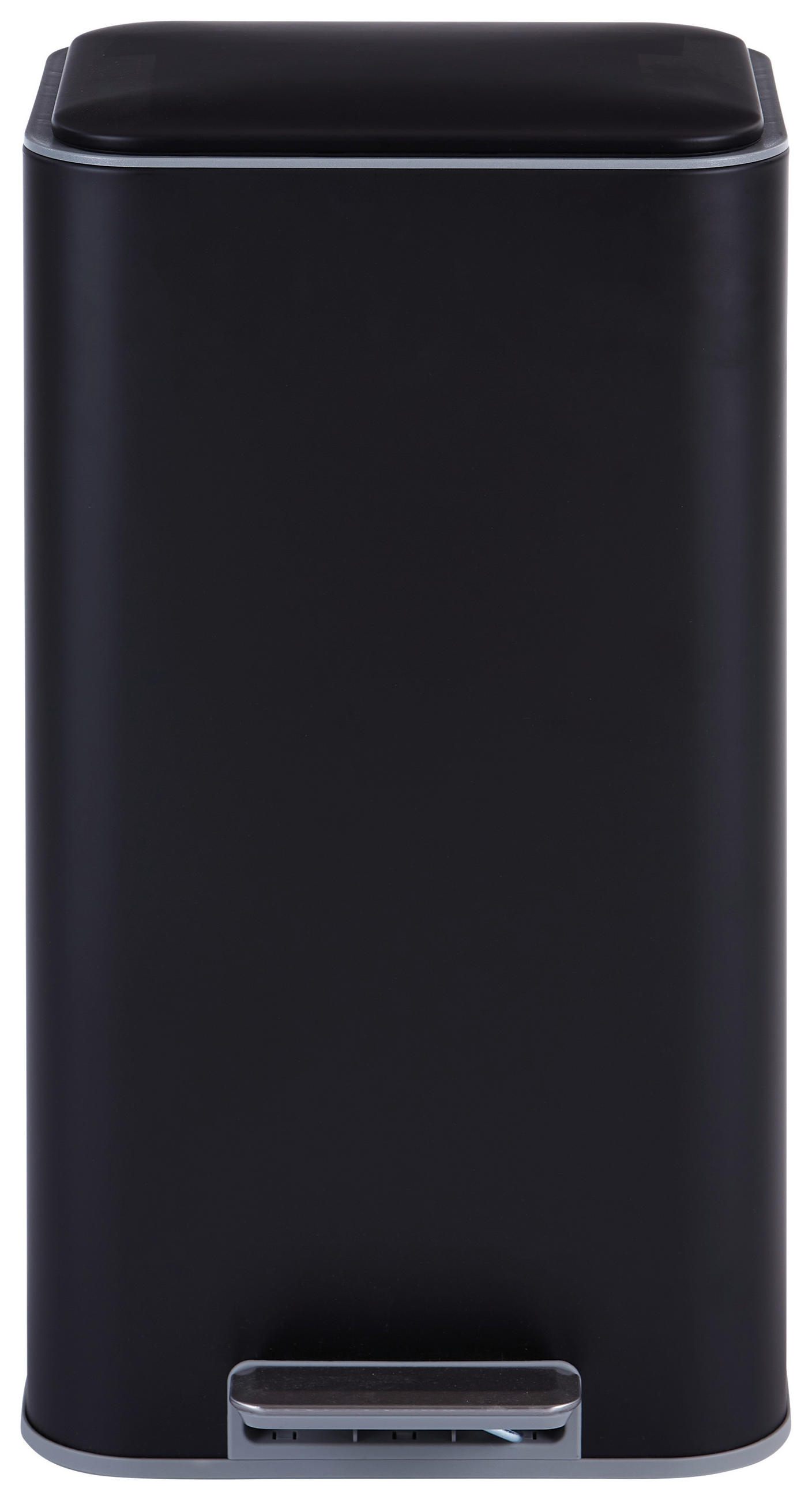 Treteimer Carlina 30 L Schwarz Metall, BxHxT: 32,5x61,9x31,8 cm