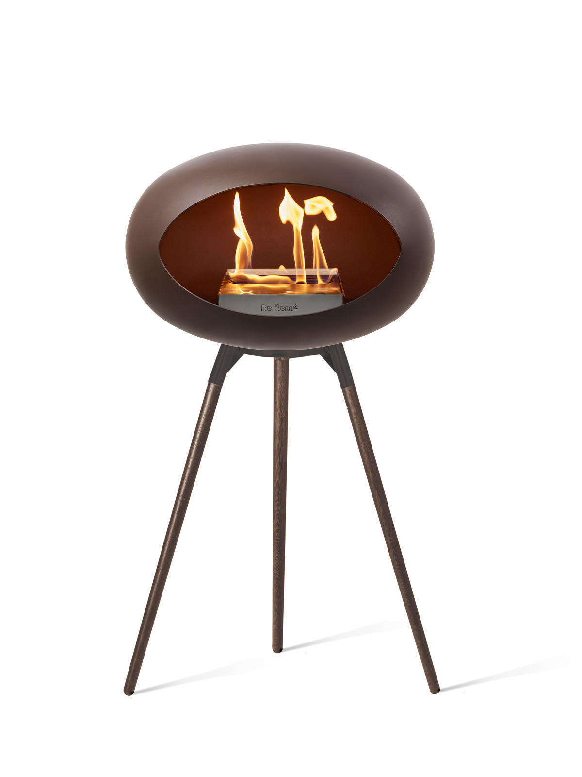 LE FEU DOME KAMIN NA ETANOL - mokka, Basics, metal (59/68/106cm)