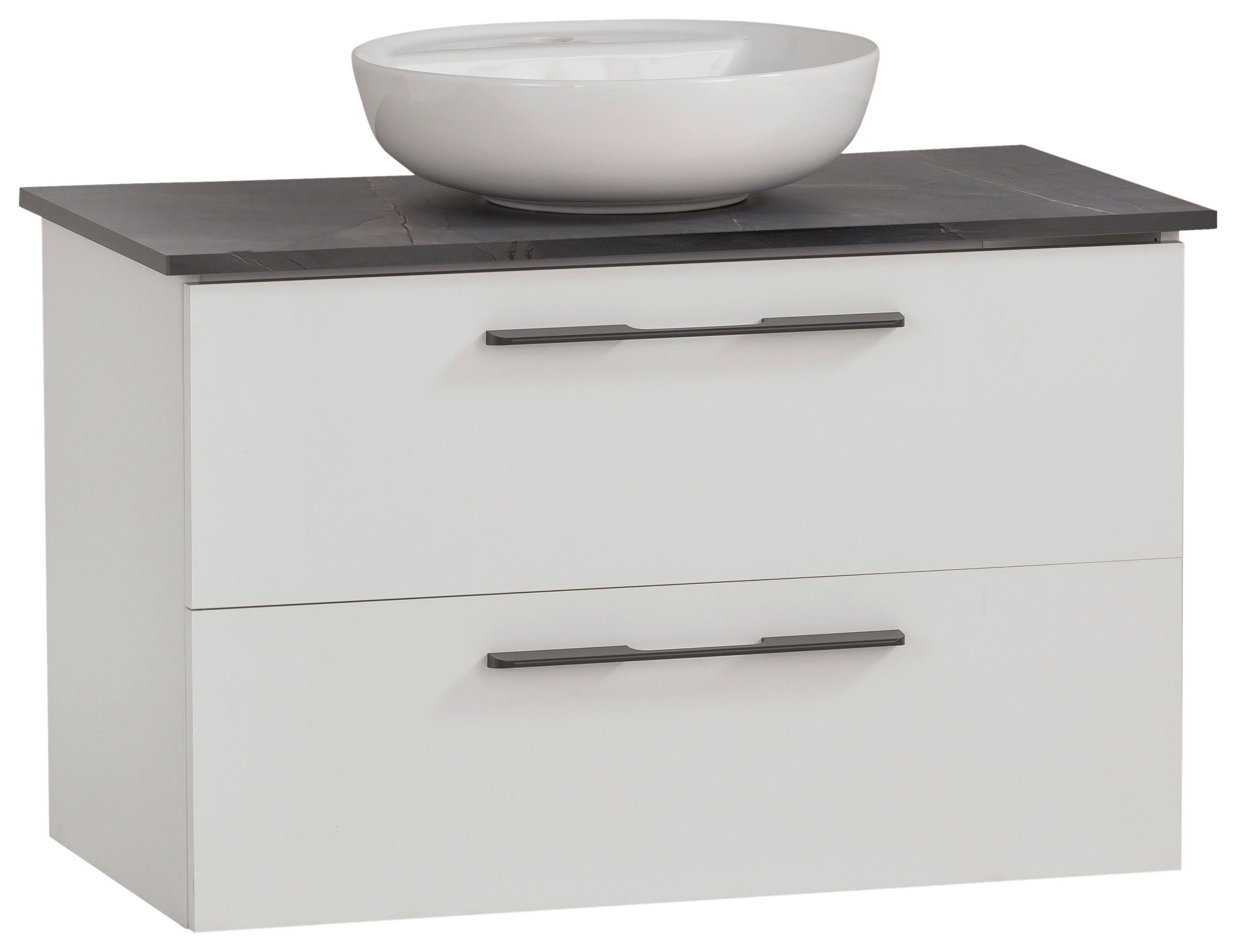 WASCHTISCHKOMBI 86 cm  - Anthrazit/Weiß, MODERN, Keramik/Holzwerkstoff (86cm) - Stylife