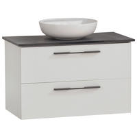 WASCHTISCHKOMBI 86 cm  - Anthrazit/Weiß, MODERN, Keramik/Holzwerkstoff (86cm) - Stylife