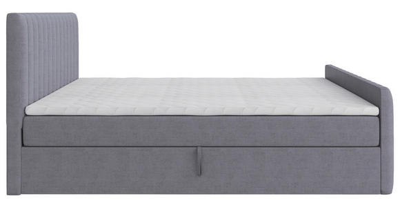 BOXBETT 140/200 cm  in Grau  - Schwarz/Grau, Basics, Kunststoff/Textil (140/200cm) - Carryhome