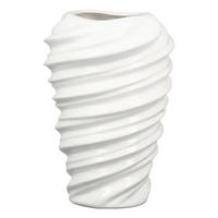 VASE Twist  - Weiß, Basics, Keramik (17/27cm)