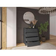 KOMMODE  in 80/103/48 cm  - Anthrazit, Design, Holzwerkstoff/Kunststoff (80/103/48cm) - Carryhome