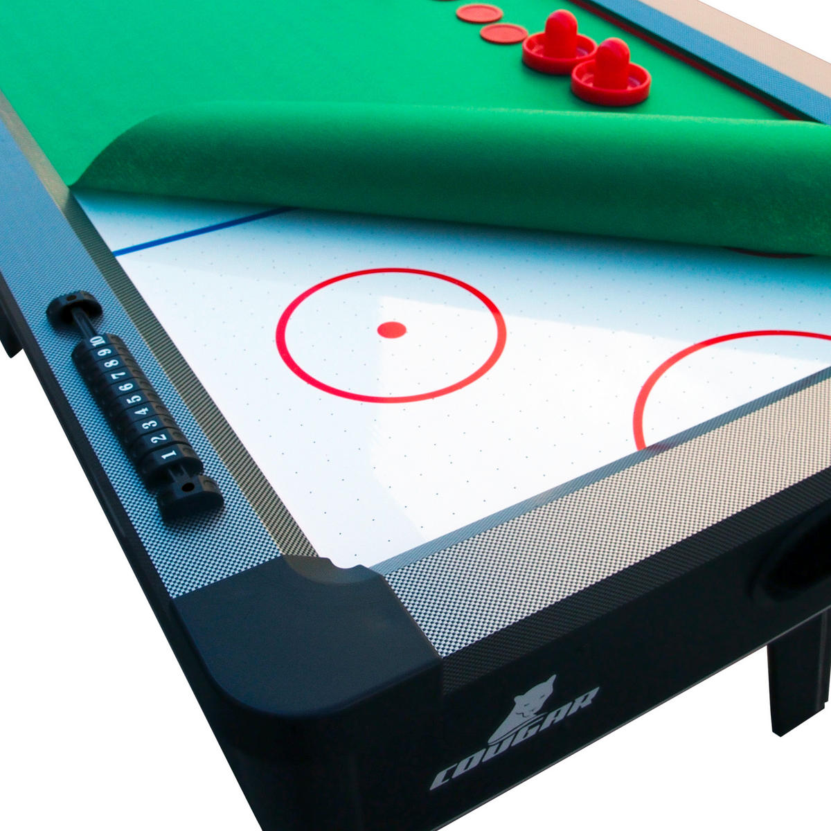 hockey sur glace de table - Weiss/Rot, Basics, Holz (97/81/183cm)