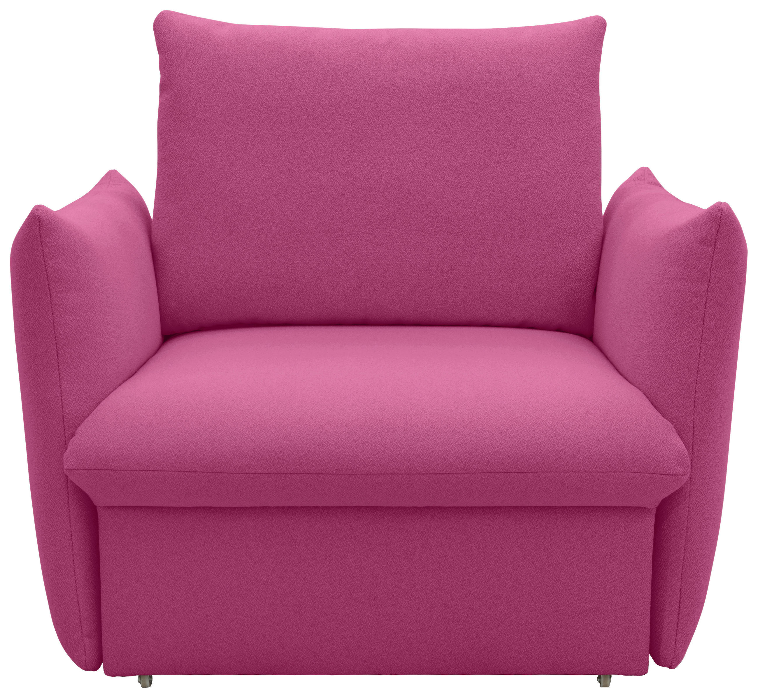 SESSEL Mikrofaser Rosa    - Schwarz/Orange, Design, Kunststoff/Textil (120/100/97cm) - LOOKS by W.Joop