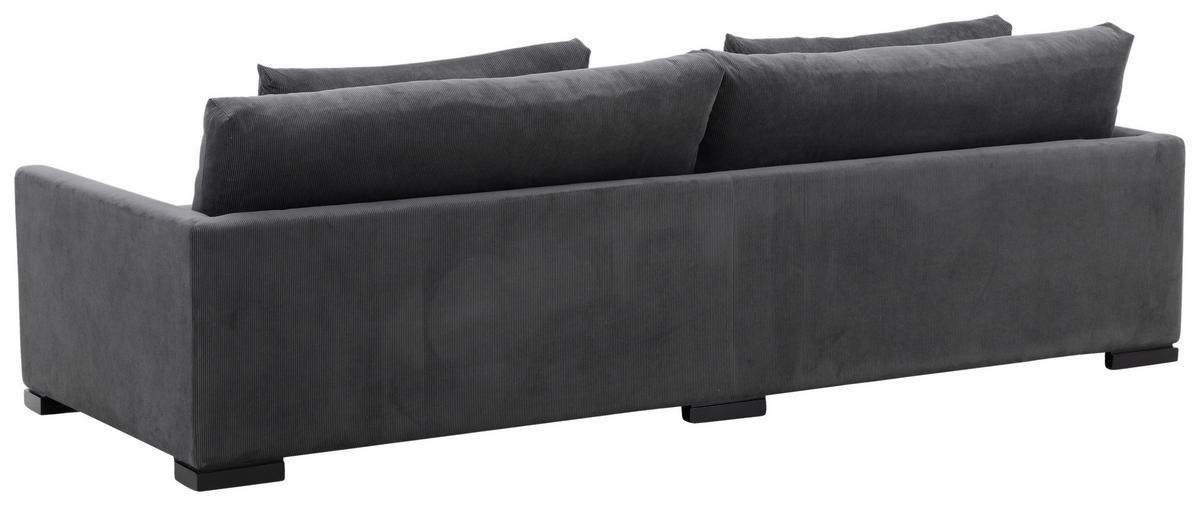 3-SITS SOFFA i mörkgrå  - mörkgrå, Design, trä/textil (270/82/105cm) - Livetastic
