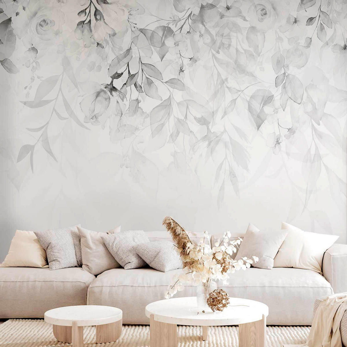 FOTOTAPETE  - Weiß/Grau, LIFESTYLE, Textil (150/105cm) - artgeist