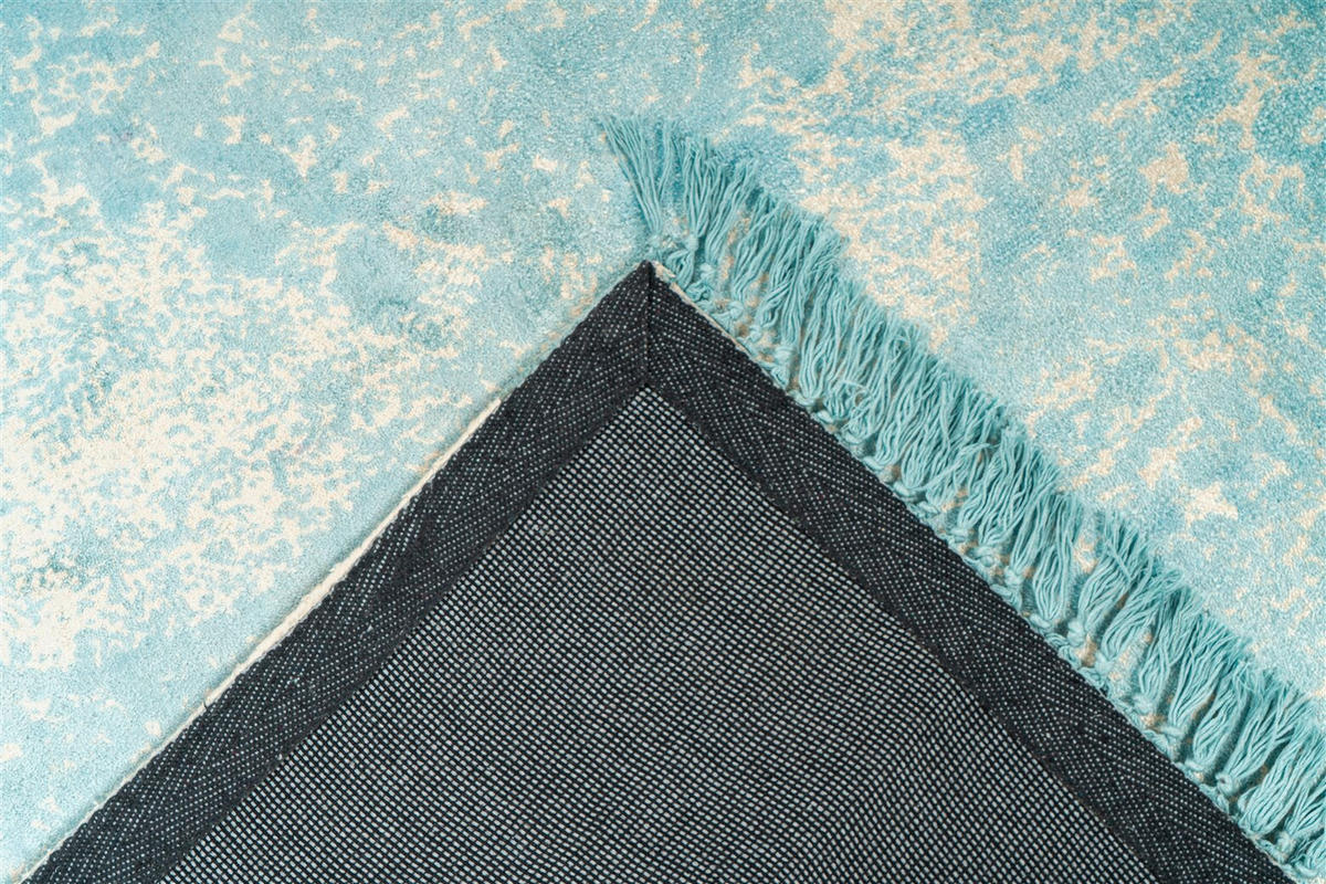FLACHWEBETEPPICH 120/170 cm Dolce Vita 125 Petrol  - Petrol, Design, Textil (120/170cm) - Novel
