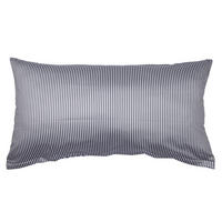 KISSENHÜLLE Giorgio 40/80 cm  - Anthrazit/Weiß, KONVENTIONELL, Textil (40/80cm) - Janine
