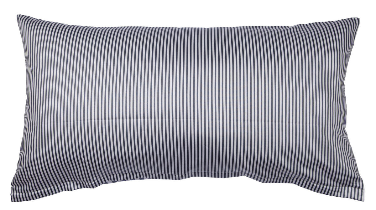 KISSENHÜLLE Giorgio 40/80 cm  - Anthrazit/Weiß, KONVENTIONELL, Textil (40/80cm) - Janine