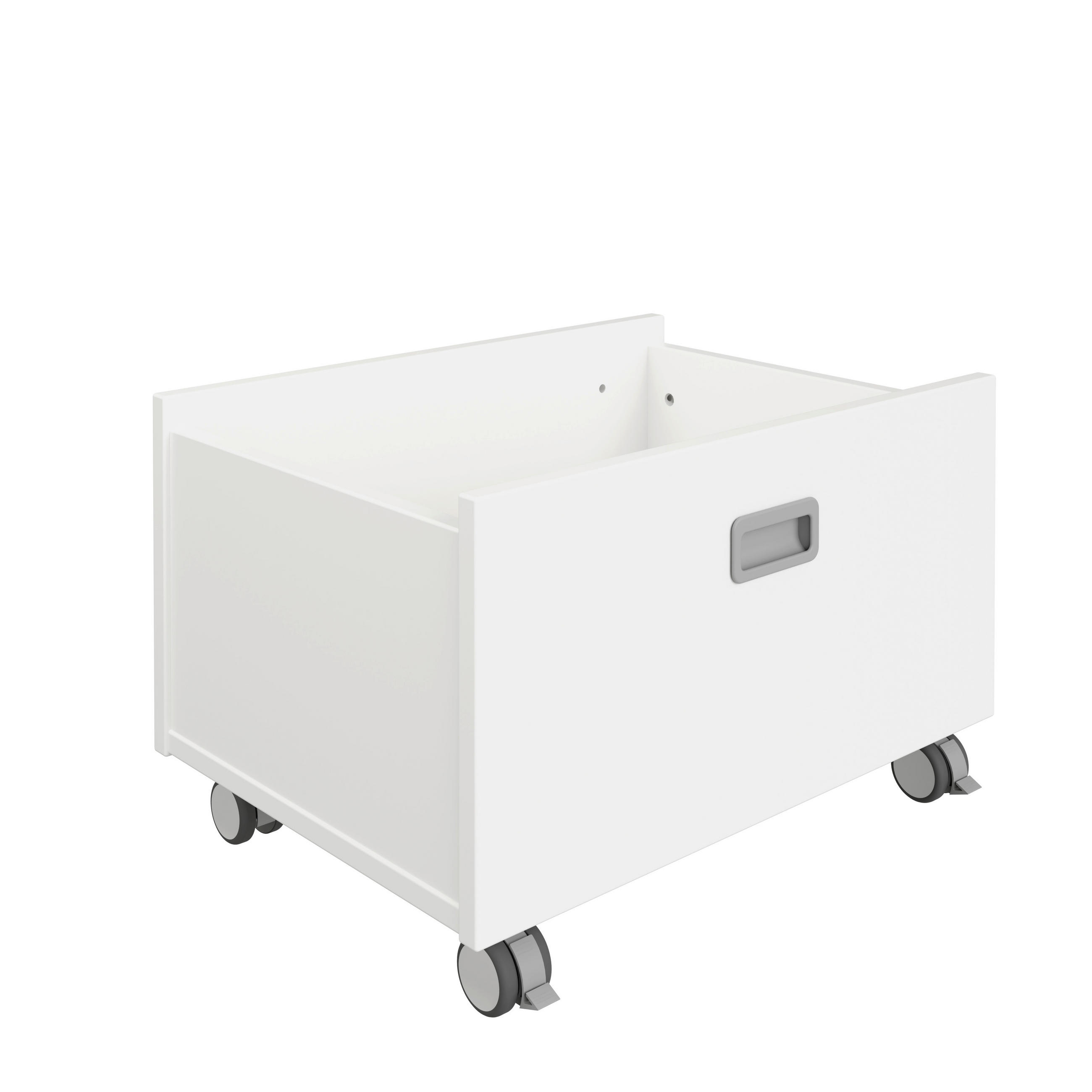 ROLLBOX  - Weiss, Konventionell, Holzwerkstoff (65/40/47cm) - Paidi