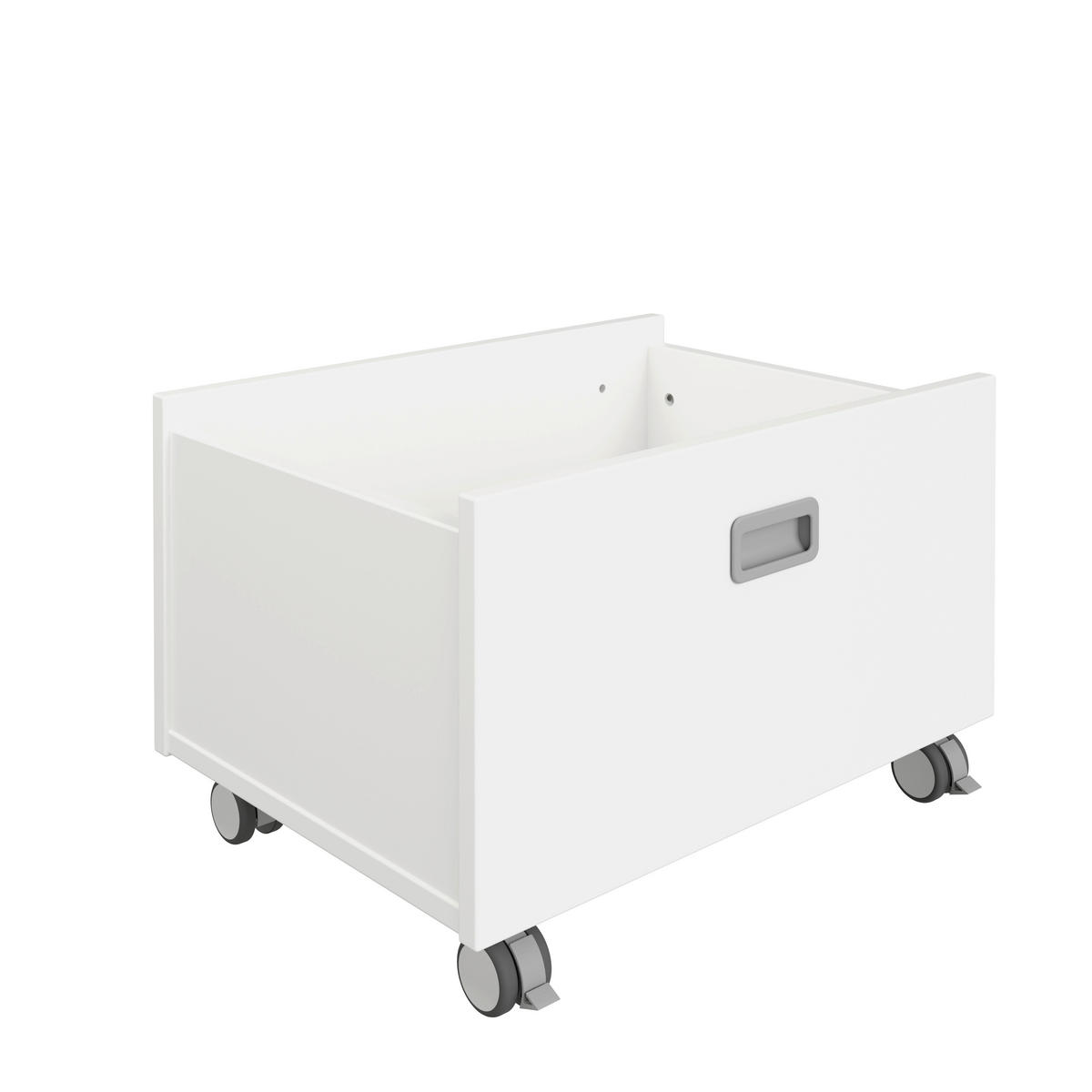 ROLLBOX     - Weiß, KONVENTIONELL, Holzwerkstoff (65/40/47cm) - Paidi