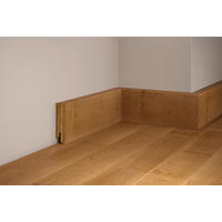SOCKELLEISTE, Eiche Caramel  - KONVENTIONELL, Holz (220/5/1,7cm) - Tilo
