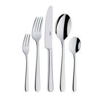 BESTECKSET Roma 30-teilig Edelstahl  - Edelstahlfarben, Basics, Metall - Cilio
