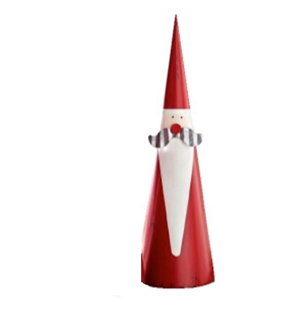 WEIHNACHTSMANN  - Rot/Weiß, Trend, Metall (14/43cm) - X-Mas