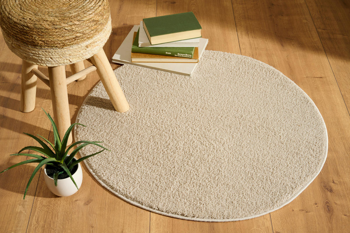 VÄVD MATTA 80 cm Relax  - beige, Klassisk, textil (80cm) - Novel