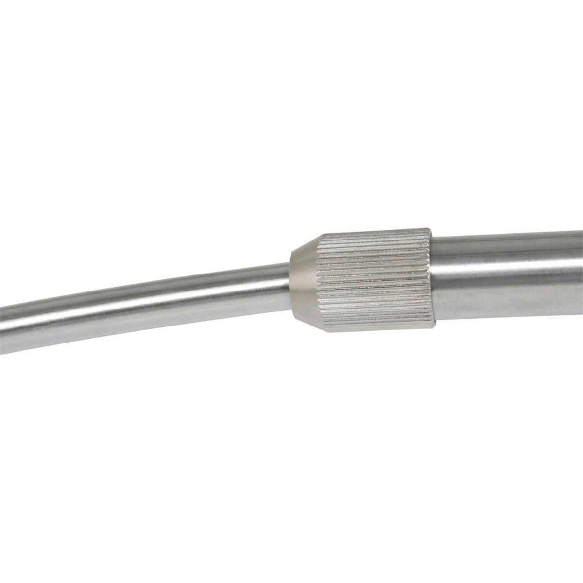 STEHLEUCHTE SPARKLED LIGHT 50/240/230 cm  - Edelstahlfarben/Grau, Trend, Kunststoff/Metall (50/240/230cm)