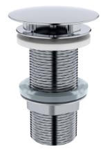 ABLAUFVENTIL  - Chromfarben, Basics, Metall (7,0/6,5cm) - Xora