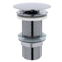 ABLAUFVENTIL  - Chromfarben, Basics, Metall (7,0/6,5cm) - Xora