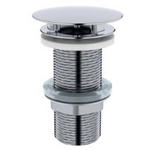 ABLAUFVENTIL  - Chromfarben, Basics, Metall (7,0/6,5cm) - Xora