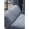 SCHLAFSOFA Armteil verstellbar Sorini  mit Typenauswahl, Stoffauswahl, Rücken echt Mikrofaser Anthrazit  - Chromfarben/Anthrazit, Design, Textil (194/73/91cm) - Xora