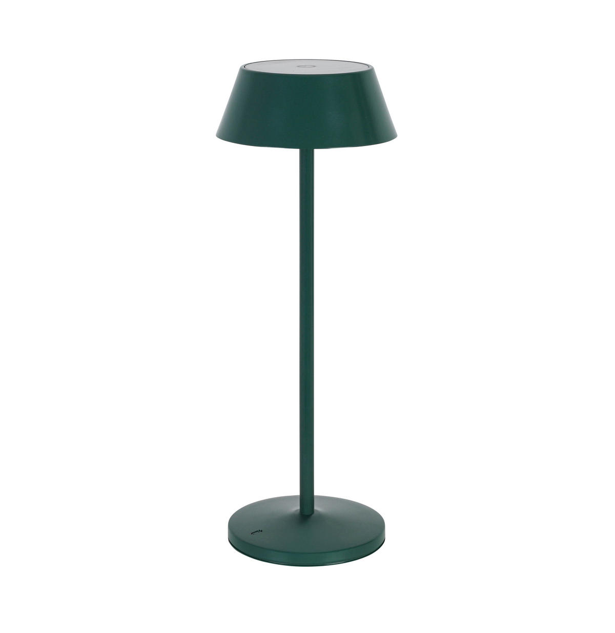 AKKU-TISCHLEUCHTE 11/30 cm  - Dunkelgrün/Schwarz, Trend, Kunststoff/Metall (11/30cm) - Novel