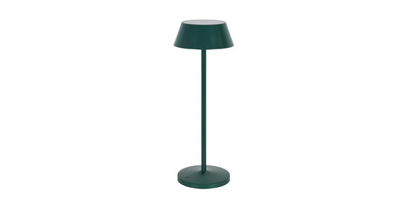 AKKU-TISCHLEUCHTE 11/30 cm - Dunkelgrün/Schwarz, Trend, Kunststoff/Metall (11/30cm) - Novel