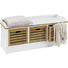 SITZBANK Pinie, Tanne furniert, teilmassiv Braun, Weiß - Braun/Weiß, Design, Holz (120/51/40,5cm) - Landscape