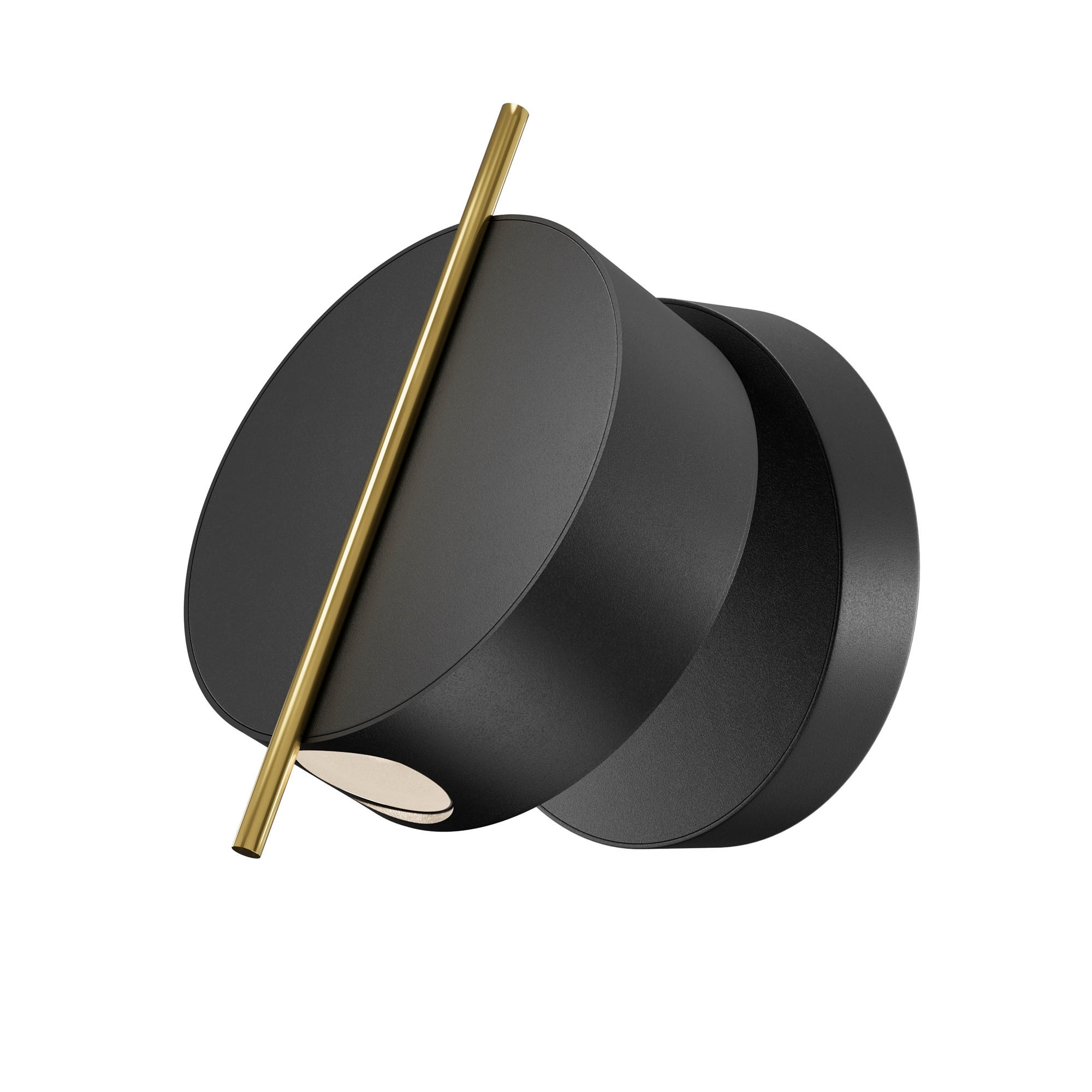 WANDLEUCHTE Nuance 10/14 cm  - Schwarz, Design, Metall (10/14cm) - MAYTONI