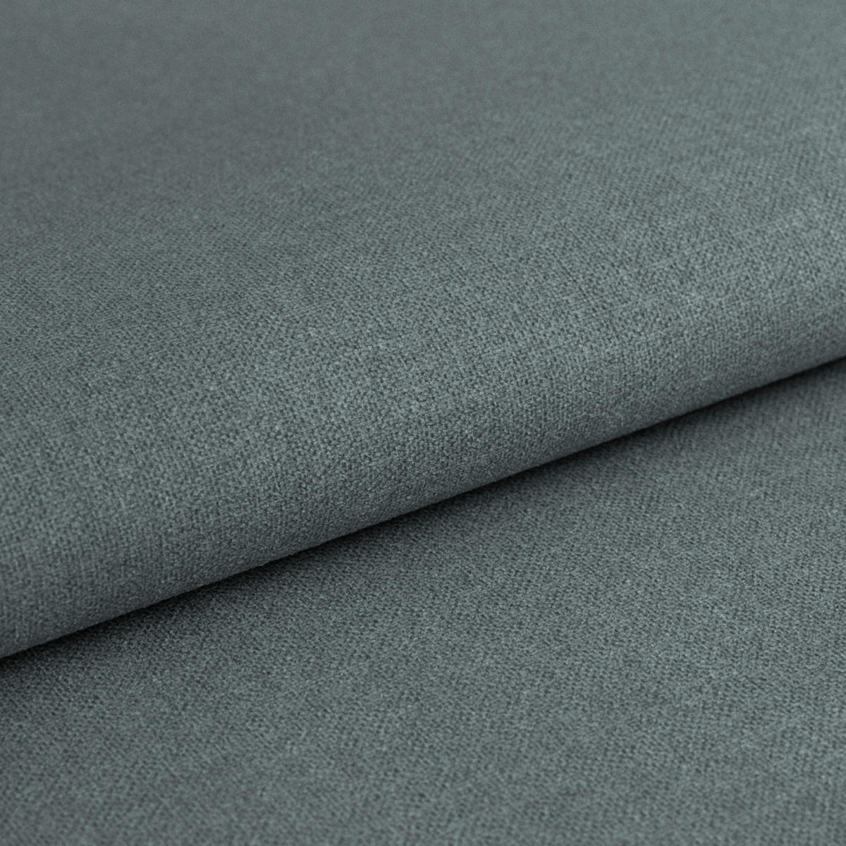 HOCKER in Textil Grau  - Chromfarben/Grau, Modern, Textil/Metall (100/43/80cm) - MID.YOU