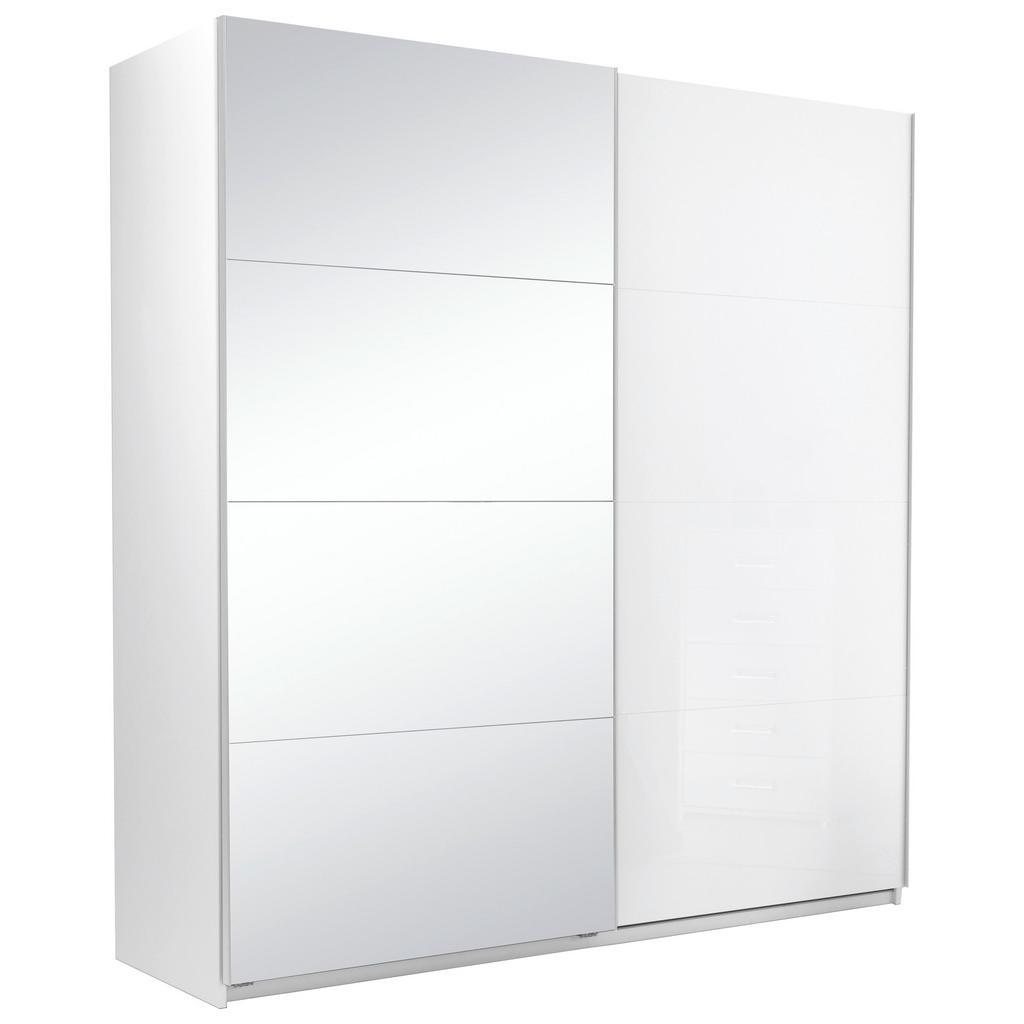 P & B SKRIŇA S POSUVNÝMI DVERAMI, biela, 200/210/62 cm