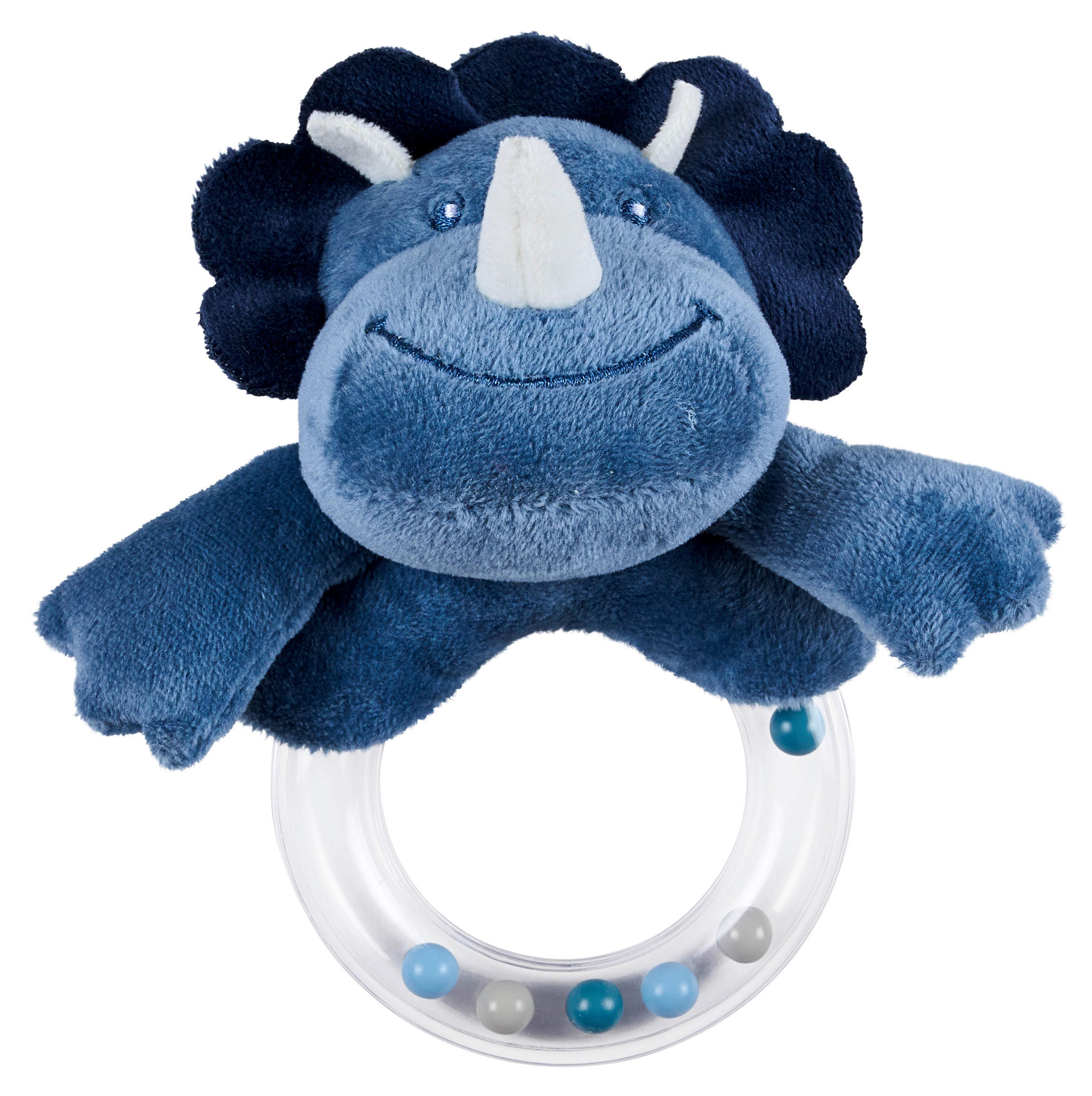 RASSEL - Blau, Basics, Kunststoff/Textil (14cm) - Patinio