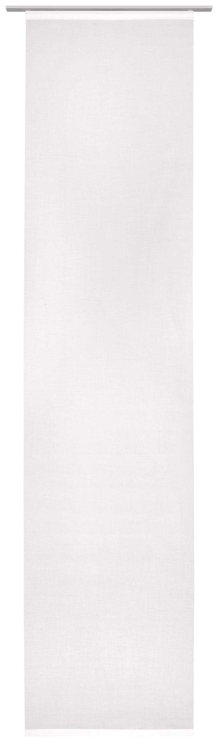 FLÄCHENVORHANG in Weiss  - Weiss, Design, Textil (60/255cm) - Novel