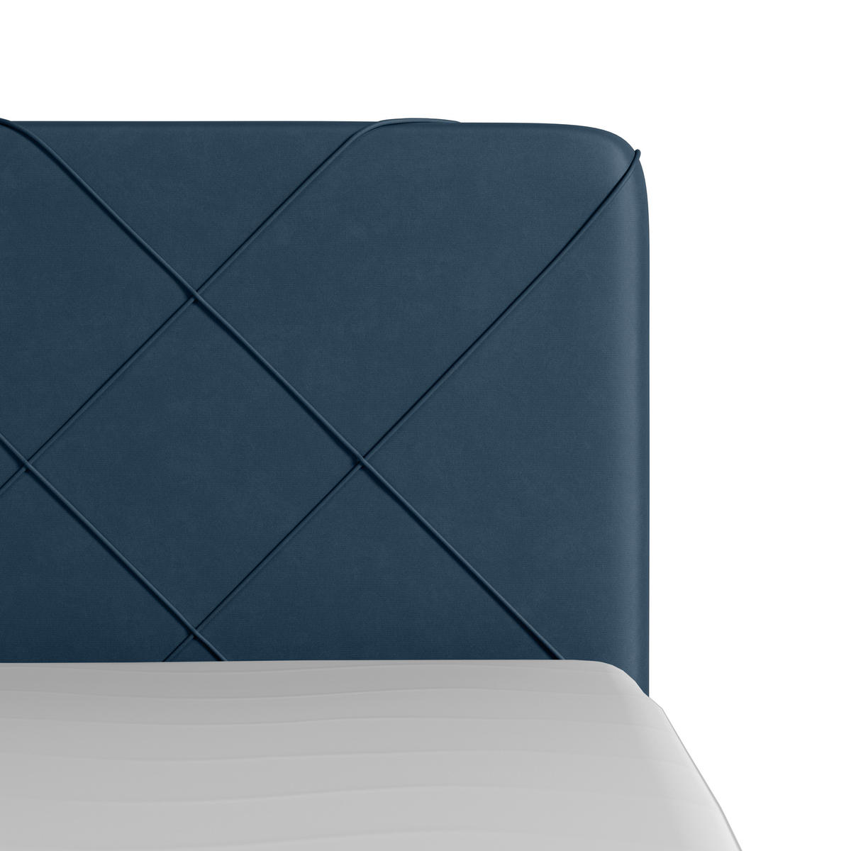 BOXSPRINGBETT 180/200 cm  in Blau  - Blau/Schwarz, Modern, Holz/Kunststoff (180/200cm) - MID.YOU