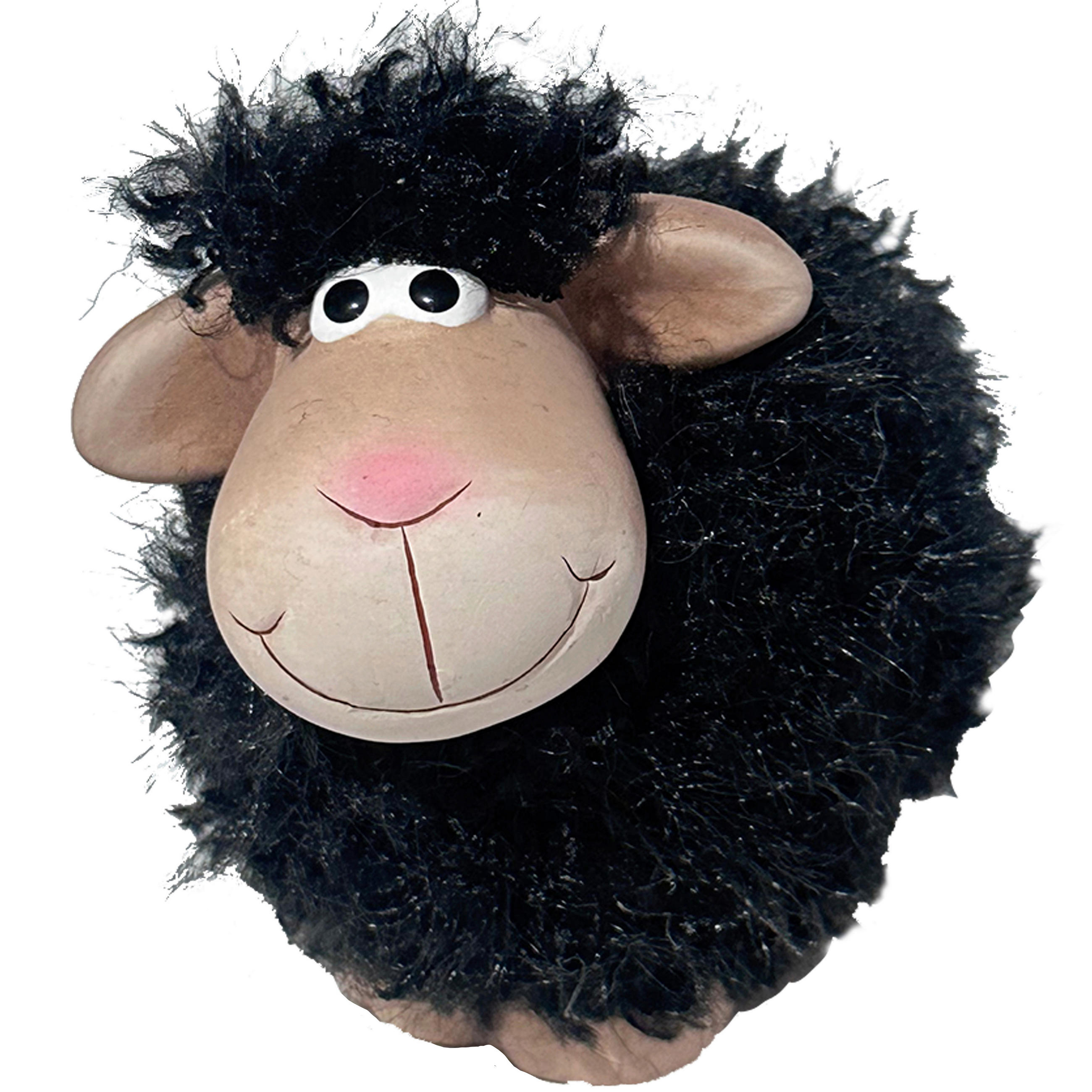 DEKOSCHAF - Creme/Schwarz, LIFESTYLE, Keramik (10,5/6,5/10cm)