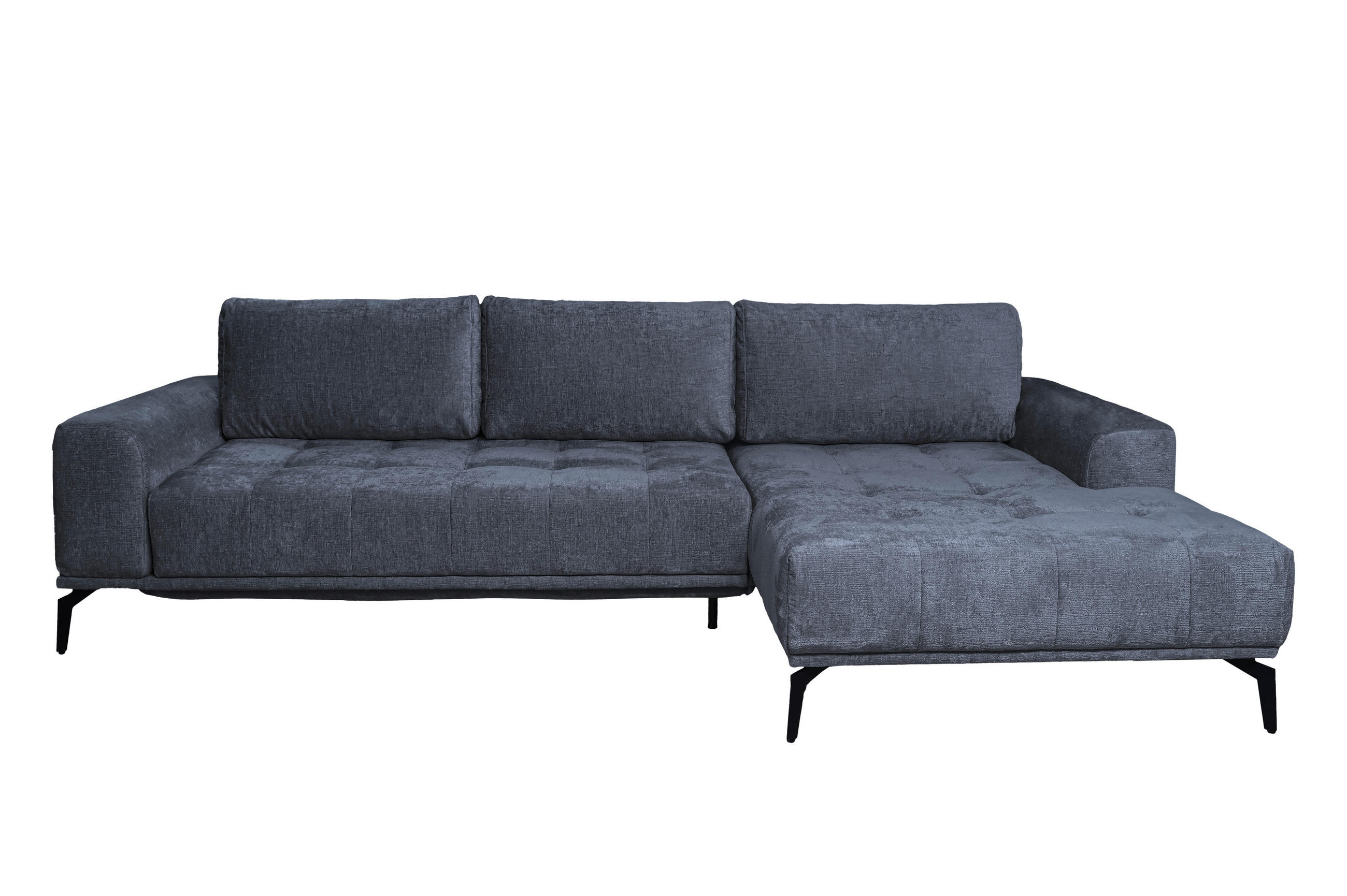 UGAONA GARNITURA siva  - siva, Moderno, drvo (280/165/85cm) - Hom`in