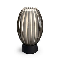 TISCHLEUCHTE 10/18,5 cm   - Dunkelbraun/Schwarz, Design, Kunststoff/Metall (10/18,5cm) - Belid