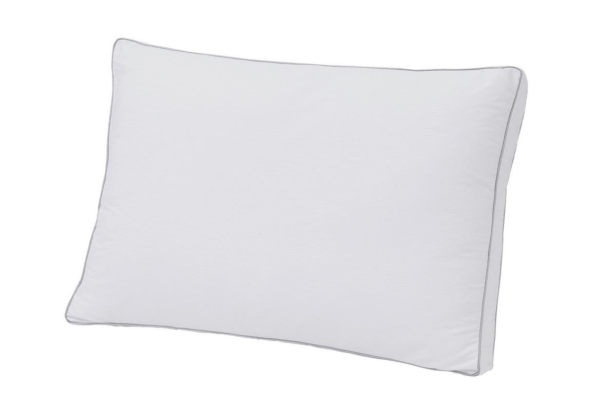 KOPFPOLSTER   - Weiß, Basics, Textil (40/80/12,4cm) - Yatas