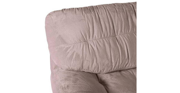 ECKSOFA Beige Plüsch  - Beige/Schwarz, KONVENTIONELL, Kunststoff/Textil (265/170cm) - Carryhome