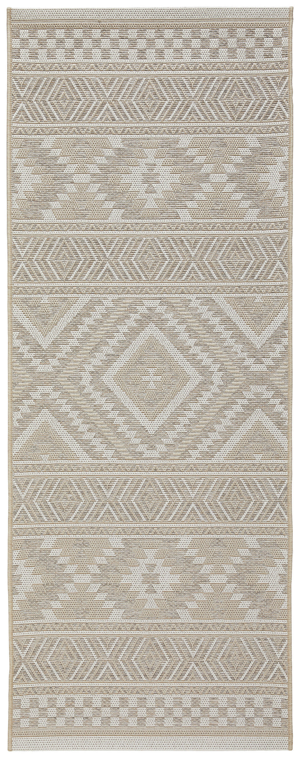 BĚHOUN, 80/200 cm, béžová - béžová, Konvenční, textil/plast (80/200cm) - Novel