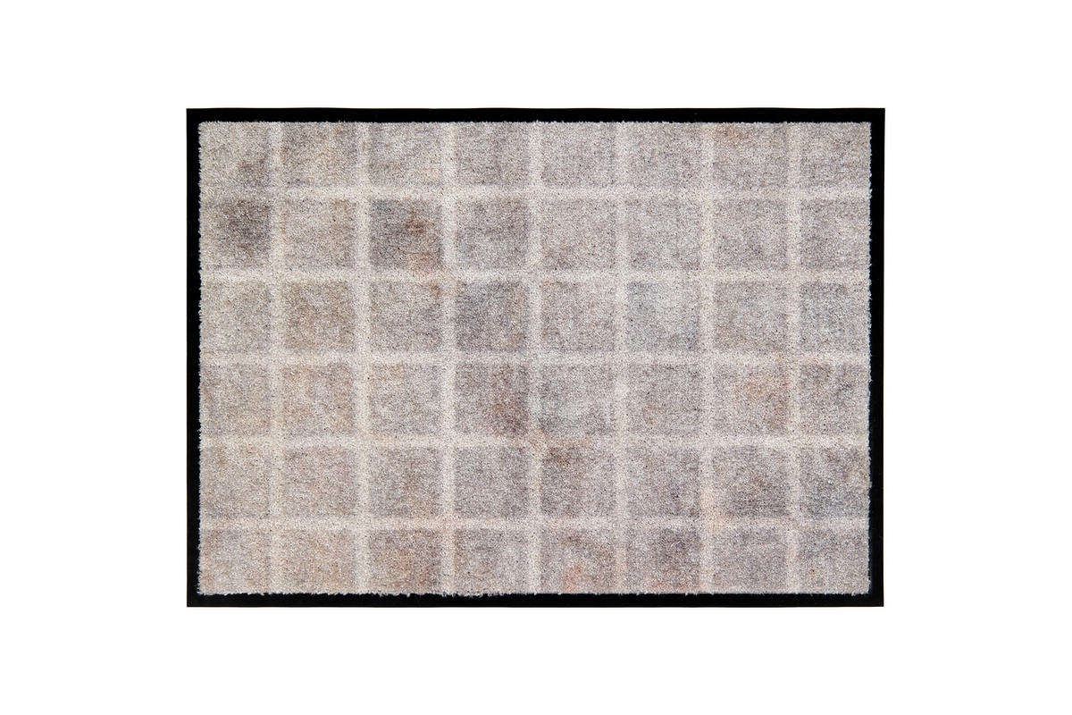 FUSSMATTE - Hellgrau, Design, Textil (50/70cm) - Schöner Wohnen