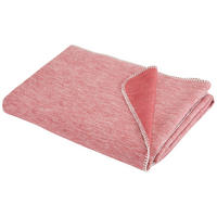 PLAID LEELA 140/200 cm  - Rot, Basics, Textil (140/200cm) - Bio:Vio