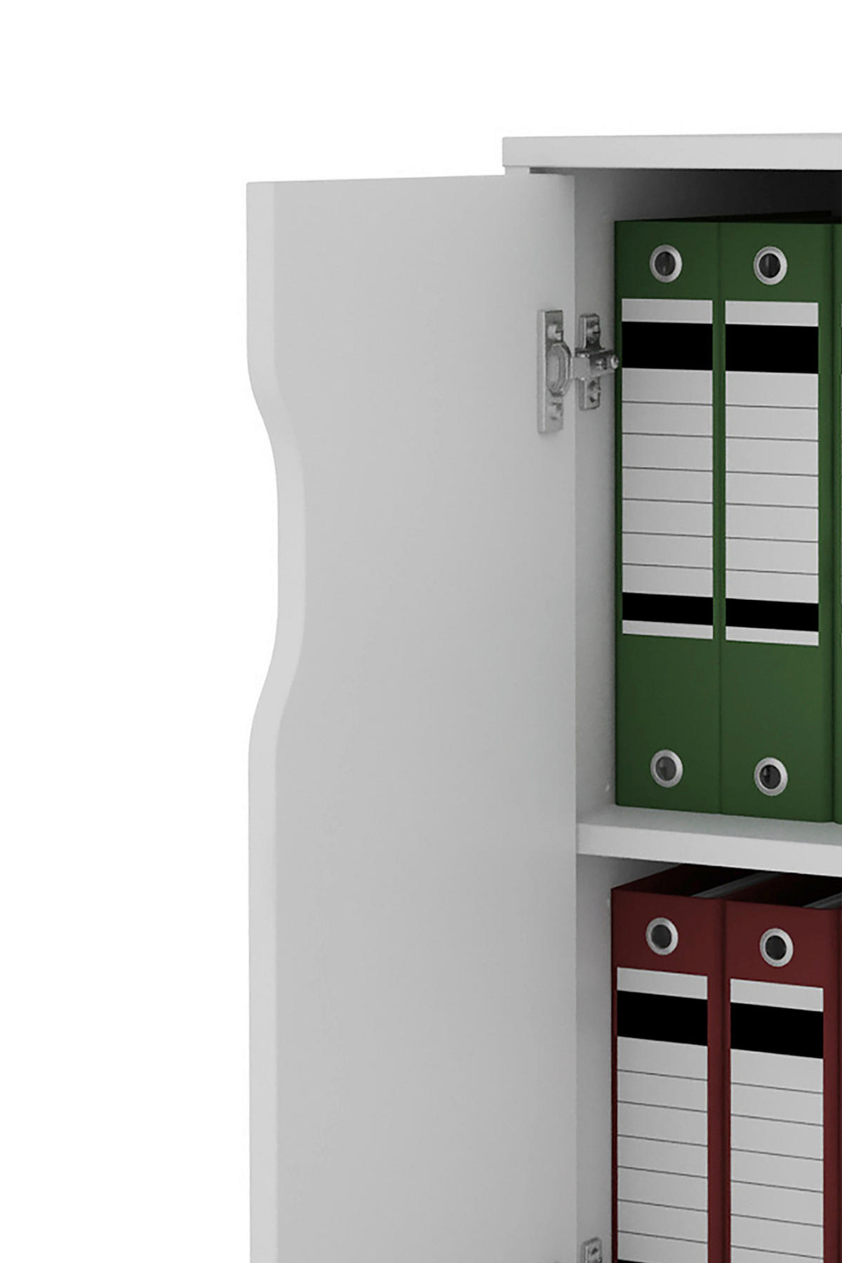 AKTENSCHRANK Weiß  - Weiß, MODERN, Holzwerkstoff (60/76,5/37cm) - MID.YOU